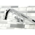 thumbnail image 3 of Kingston Brass KS6051BX Metropolitan Two-Handle 3-Hole Wall Mount Roman Tub Faucet in Polished Chrome, 3 of 7