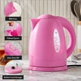 thumbnail image 2 of OVENTE 1.7L Electric Kettle with 1100W Fast Boiling Water, Pink KP72P, Best for Coffee or Tea, BPA-Free, Water Level Gauge, Auto Shut-Off, Indicator Light, Boil-Dry Protection & Removable Filter, 2 of 8
