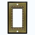 thumbnail image 5 of Metal Light Switch Plate Cover Elegant Victorian Black Green Frame FRA056, 5 of 13