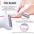 thumbnail image 4 of GJX Dermaplane Razor for Women Face,Multi-Functional Integration Hair Trimmer,Mini Portable Design Efficient Hair Removal Technology Electric Hair Remover,Red, 4 of 5