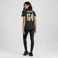 thumbnail image 5 of Women's Nike Nick Saldiveri  Black New Orleans Saints Team Game Jersey, 5 of 7