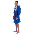 thumbnail image 4 of Marvel Avengers Captain America Mens French Terry Long Sleeve Pajama Sleep Robe Adult, 4 of 4