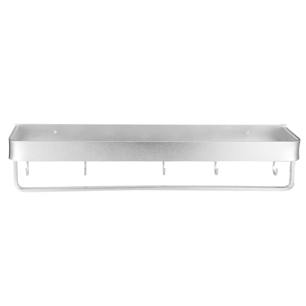 Accesorios de baño de cocina, estante de baño, montaje en pared, estante de baño de cocina, estante de baño de una sola capa, muy versátil