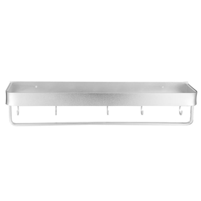 Accesorios de baño de cocina, estante de baño, montaje en pared, estante de baño de cocina, estante de baño de una sola capa, muy versátil
