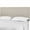 Beige, variant on Contemporary Modern Urban Designer Bedroom Twin Size Headbaord, Fabric, White