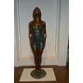 thumbnail image 2 of Nifao Spring Lady Watching The Sun Bronze Statue – Bronze Statue, Home Decor, 18"L x 12"W x 64"H, 2 of 11