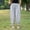 Gray, variant on Women Polka Dot Printed Casual Harem Pants Elastic Waist Loose Ankle Jogger Trousers with Pockets Lightweight Loose Fit Bottoms for Home and Outdoor Daily Wear Gray