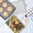 thumbnail image 5 of 2 Pack Pot Holders for Kitchen Heat Resistant Hot Pads Sets for Cooking Baking Cow Lying in Sunflowers, 5 of 7