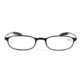 thumbnail image 4 of 6 Pairs of Small Oval Retro Black Reading Glasses Light Weight Presbyopic Glasses for men and women Ultra-light Flexible Readers TR90 +3.50, 4 of 5