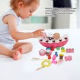 thumbnail image 3 of Wood Play Cake, Building Block Wooden  Cake Design Dessert Shape Playtime Toy Set Education Learning Tools For Kids Children Girls, 3 of 8