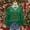 Green#07, variant on Yteetum Women's Christmas Crewneck Sweatshirts Oversized Christmas Tree Print Pleated Ruffle Trim Pullover Hoodless Sweatshirts Womens Casual Xmas Graphic Round Neck Loose Lantern Sleeve Sweatshirts
