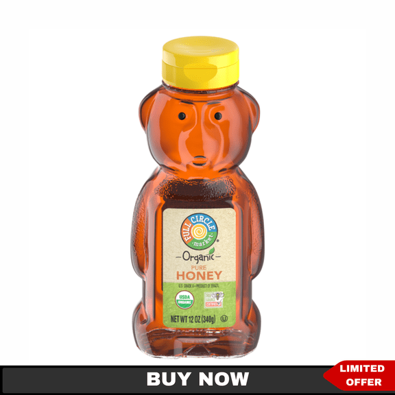 Full Circle Pure Honey – 12 oz Natural Sweetener