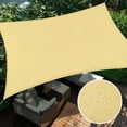 thumbnail image 6 of Sun Shade Sail for Patio, Yamaziot 10'x13' Rectangle Canopy, Waterproof UV Block Cover Sunshade for Outdoor Backyard Lawn Garden Pool, Beige Sand, 6 of 8