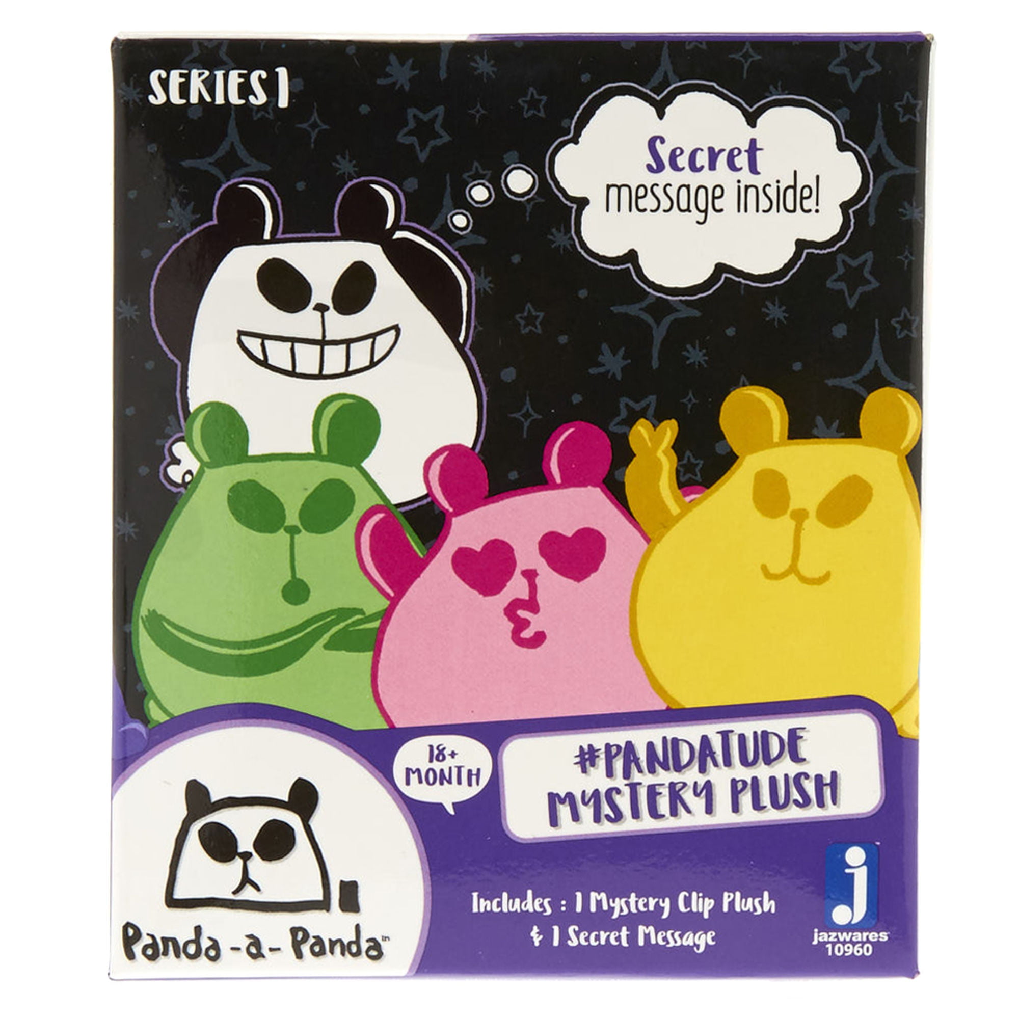 Panda-A-Panda #Pandatude Mystery Blind Box Clip-On Plush 