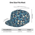 thumbnail image 6 of Haiem Anchors Classic Snapback Cap Flat Bill Hat Baseball Cap Adjustable Size Cotton Dad Hat, 6 of 9