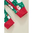 thumbnail image 6 of Suealasg Baby Boy Girls Pajamas Rompers Newborn Christmas Clothes Long Sleeve Santa Claus Print One-Piece Pajamas Infant Zip-Up Footless Pjs Full Length Jumpsuits, 6 of 7
