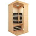 thumbnail image 2 of OUTEXER Luxury Far Infrared Sauna Room 1 Person, Home Sauna with 7 Heating Panels and 7-Color Chromotherapy for Indoor Outdoor, 2 of 8