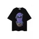 thumbnail image 4 of Camiseta para Hombre 2024 Camiseta para Hombre Carta enmascarada Estampado para Hombre Casual Manga Corta Algodón Suelto Manga Corta Top, 4 of 5