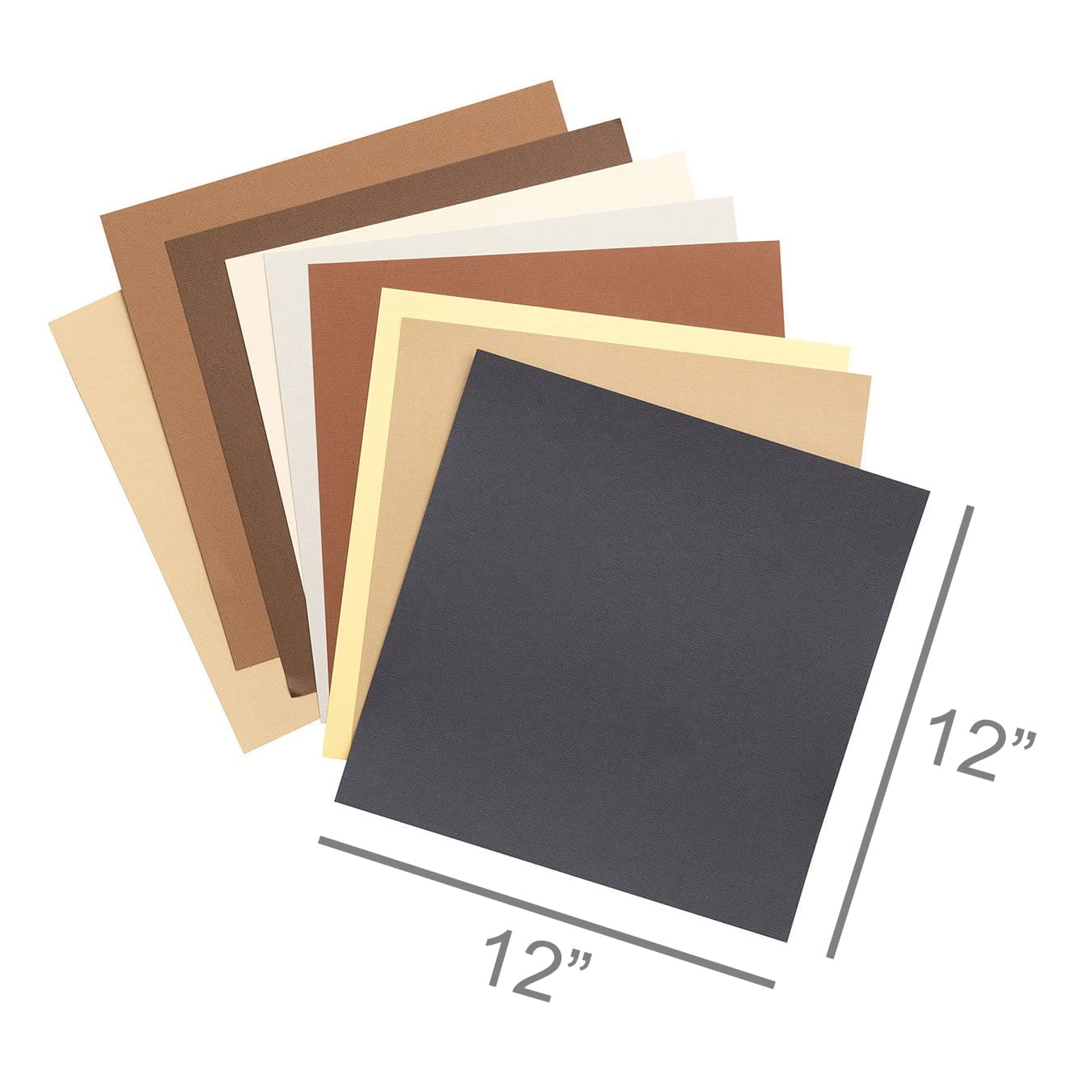 Bazzill BROWN 12x12 Textured Cardstock | 80 lb Standard Brown Scrapbook  Paper | Premium Card Making and Paper Crafting Supplies | 25 Sheets per Pack