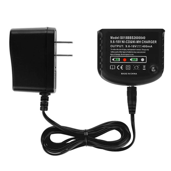 JIAHAOO 9.6V to 18V Battery Charger for Black & Decker Power Tools Replaces FS12B HPB18 NiCd NiMh with Over-Voltage Protection
