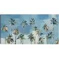 thumbnail image 1 of Cuadro Decorativo - palmeras tropicales Jr  Impresión en canvas, estrechado, 1 of 2