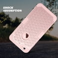 thumbnail image 6 of ULAK iPhone 6 Plus / 6S Plus Case, 3D Bling Rhinestone Heavy Duty Shockproof Hybrid Hard PC Soft Silicone Rubber Protective Case, Rose Gold, 6 of 8