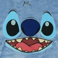 thumbnail image 4 of Disney Stitch Hoodie Big Face Crushed Velvet Fleece Adult Sweatshirt, 4 of 6