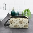 thumbnail image 6 of XMXT Large Capacity Makeup Bag, Retro Bee Graffiti Storage Bags Travel Toiletry Cosmetic Bag for Women Men, 6 of 9