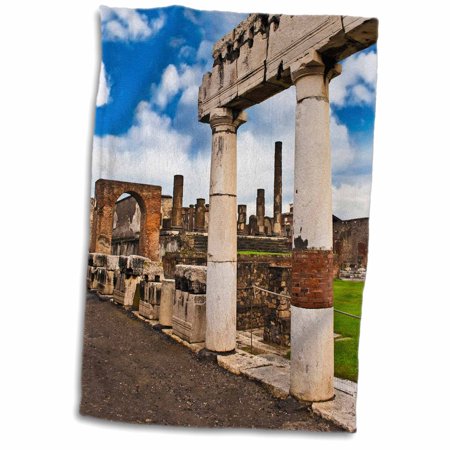 3dRose Ancient ruins of Pompeii  Campania  Italy - EU16 MGL0062 - Miva Stock - Towel  15 by 22-inch