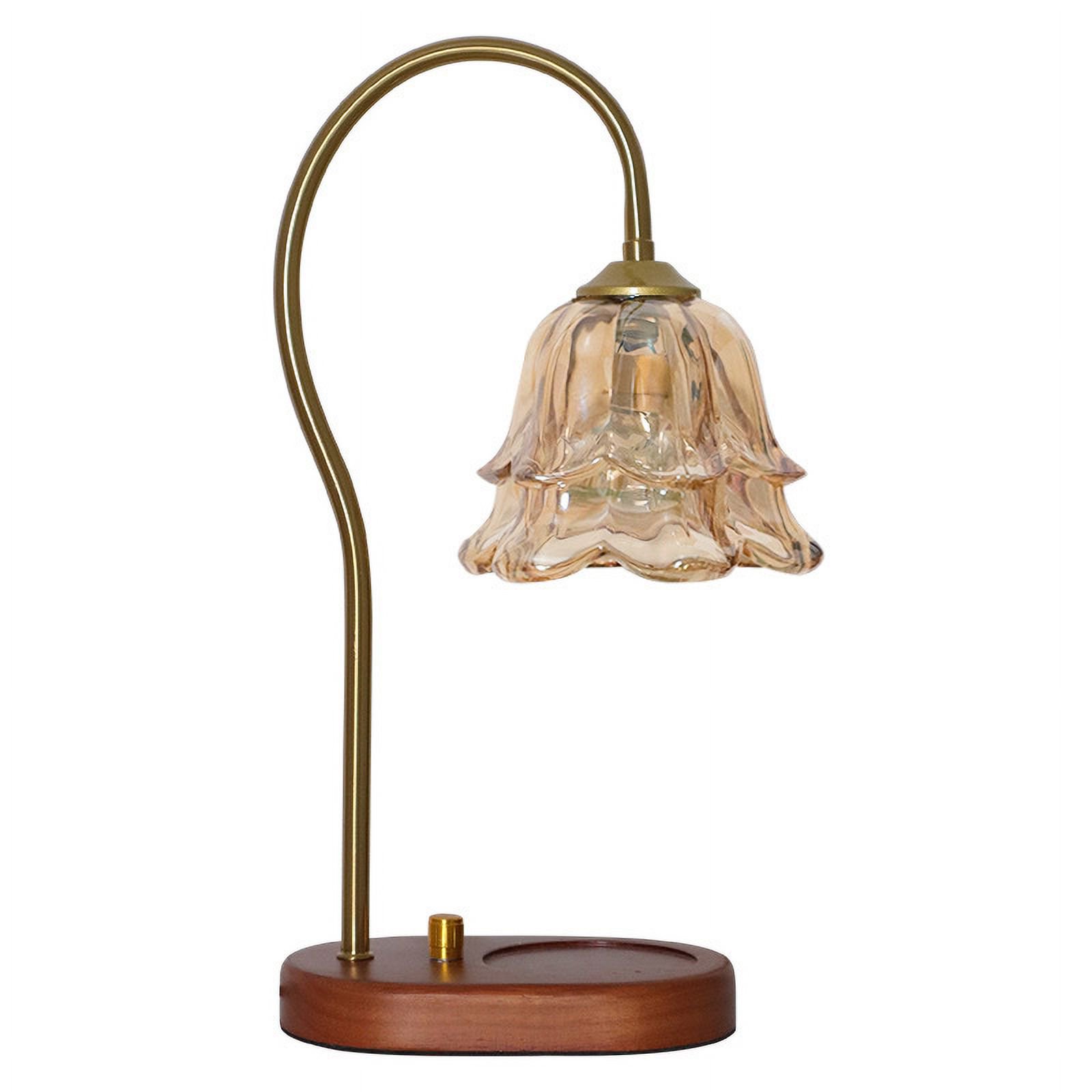 MOSSCO Lampe Chauffe-Bougie Parfumée Avec Minuterie Et Variateur - Décoration Maison Élégante
