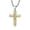 Gold & Silver, variant on Stainless Steel Cross Necklace for Men, Fashion Jewelry Gifts, 24 In