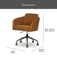 thumbnail image 5 of Better Homes & Gardens Juliet Office Chair, Ochre, 5 of 16