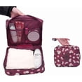 thumbnail image 3 of Estuche de viaje, maquillaje, maquillaje, tocador, bolsa de nailon impermeable, 3 of 3