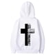 thumbnail image 5 of WILLBEST Sudaderas En Pareja Male Long Sleeve Hooded Sweatshirt Solid Color Back Print Sweatshirt XGrande, 5 of 5
