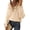Apricot, variant on Womens Sweaters Fall Winter Clothes Long Sleeve Button Down Ruffle Crew Neck Casual Knitted Pullover Tops