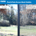 thumbnail image 6 of Pool & Patio Screen 72 in x 100 ft Fiberglass Mesh Roll, Outdoor Space & Pool Enclosure Screen, 6 of 12