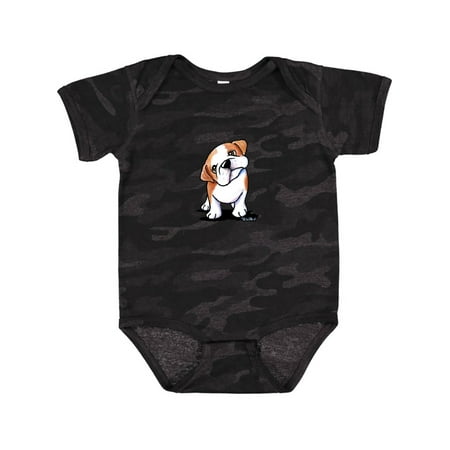 

Inktastic KiniArt Bulldog Puppy Gift Baby Boy or Baby Girl Bodysuit