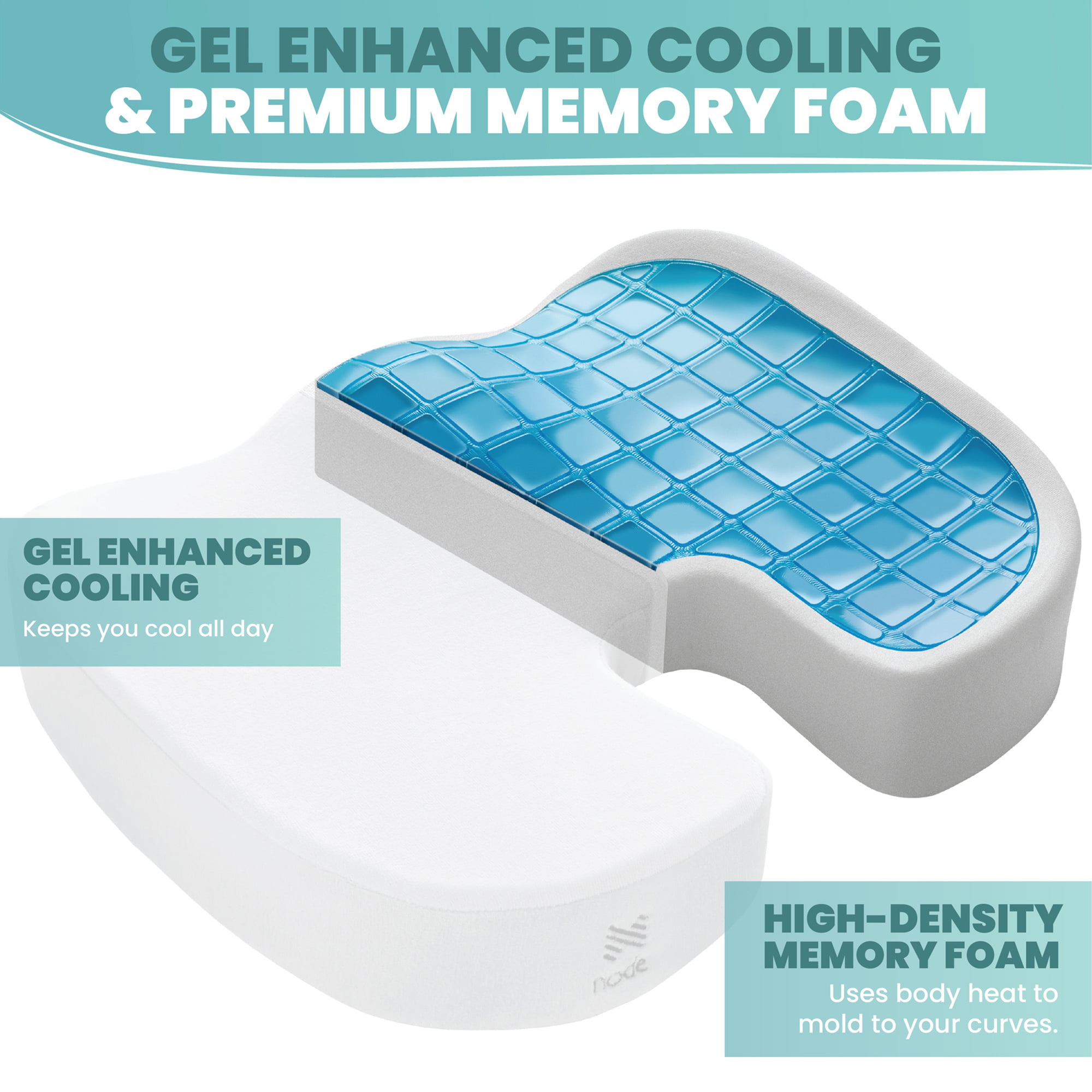 Ergonomic Innovations Gel Enhanced Memory Foam Seat Macao