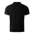 thumbnail image 5 of JAJAHO Mens V Neck T-Shirt Casual Stretch Solid Color Short Sleeve Pocket Tees Textured Shirts Versatile Tops, 5 of 5