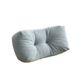 thumbnail image 3 of YYV Solid Color Thick Waist Support Nap Pillow Soft Bedside Lumbar Cushion Filled Rest Pillow Multiuse Office Sofa Chair Back Support Breathable Removable Cover, 3 of 9