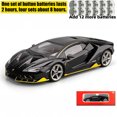 thumbnail image 1 of 1:18 Scale Centenario LP770-4 Super Racing Car Alloy Metal Diecast Model Hight Siomulation Sound And Light Trendy Gift For Boys AG13 Black Box, 1 of 6