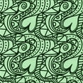 thumbnail image 1 of Ahgly Company Machine Washable Indoor Square Transitional Dark Forest Green Area Rugs, 5' Square, 1 of 7
