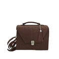 thumbnail image 4 of Bolso de Mano en Piel FANA BOLSOS Cincelada Chocolate, 4 of 4