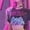 Purple Berry, variant on Girls KPop Demon Hunters Mira Super Star Logo T Shirt