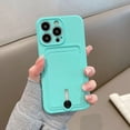thumbnail image 3 of Funda de teléfono con tarjetero para iphone, carcasa suave con protección de cámara para modelos 13, 14, 12, 11, 15 pro max, x, xs, xr max, 3 of 5