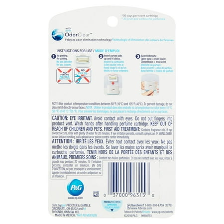 Febreze SmallSpaces Bora Bora Waters Air Freshener Refills, 0.18 fl ... Febreze SmallSpaces Bora Bora Waters Air Freshener Refills, 0.18 fl ...