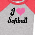 thumbnail image 4 of Inktastic I Love Softball Girls Sports Girls Baby Bodysuit, 4 of 5