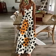 thumbnail image 3 of Leopard Print Pattern Fine Art Sleeveless Dress Summer Dress Woman 2025, 3 of 7