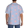 thumbnail image 7 of PAYOHTO Cute Girly Design Mens Hawaiian Casual Short-sleeved Shirt Tropical Summer Beach Button Down Shirts, 7 of 7