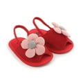 thumbnail image 7 of Elainilye Toddler Kids Baby Girls Summer Solid Color Flowers Non-slip Soft-soled Shoes Toddler Shoes for Girls 12-15 Month on Sale, 7 of 7